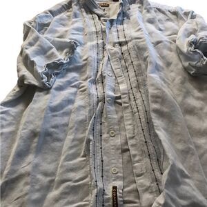 Cubavera size XL linen beach wedding attire excellent condition